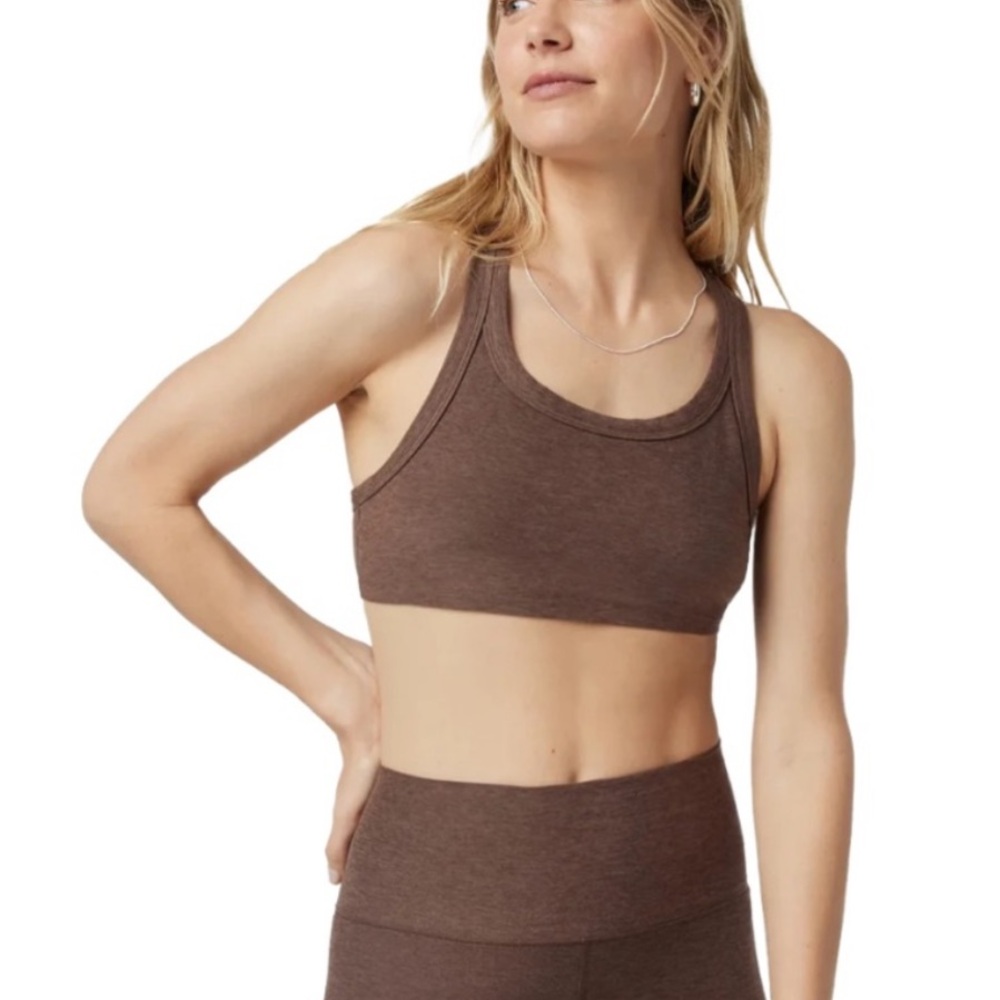 Vuori elevation criss cross racer Brown Bra